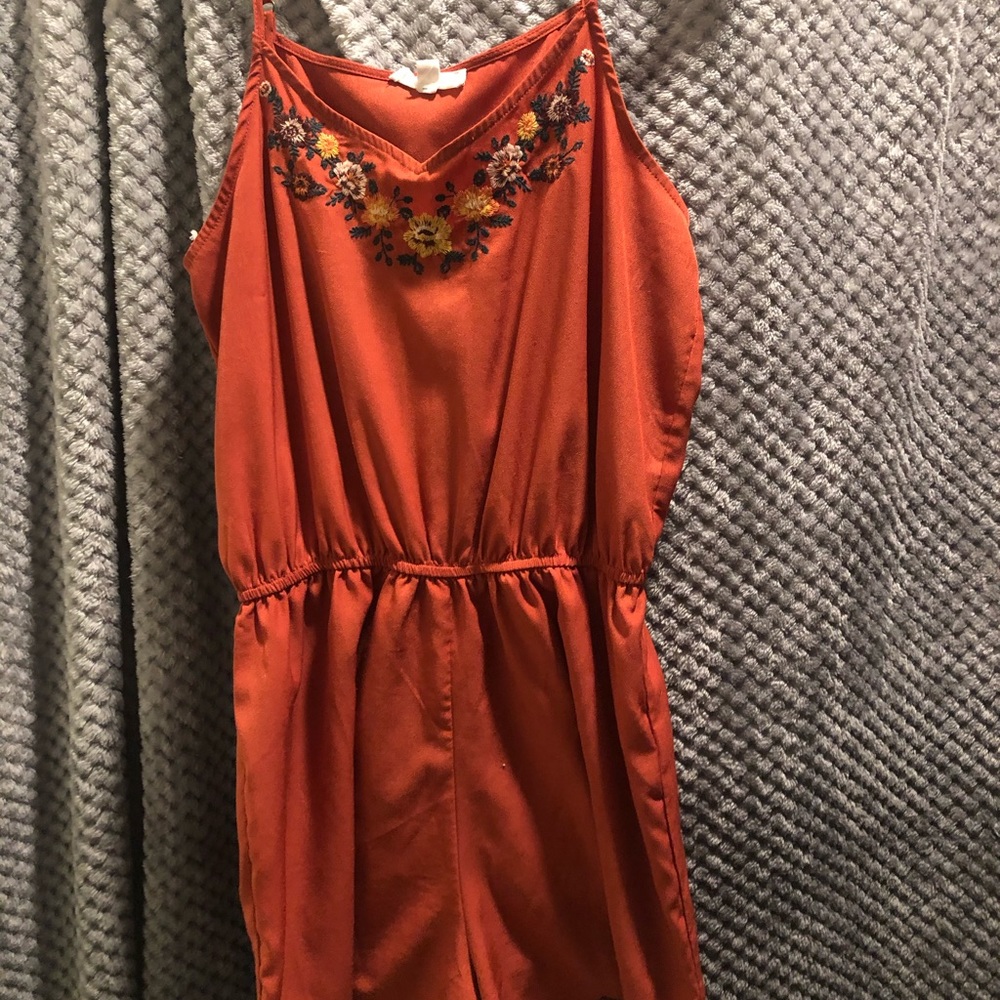 Orange Romper